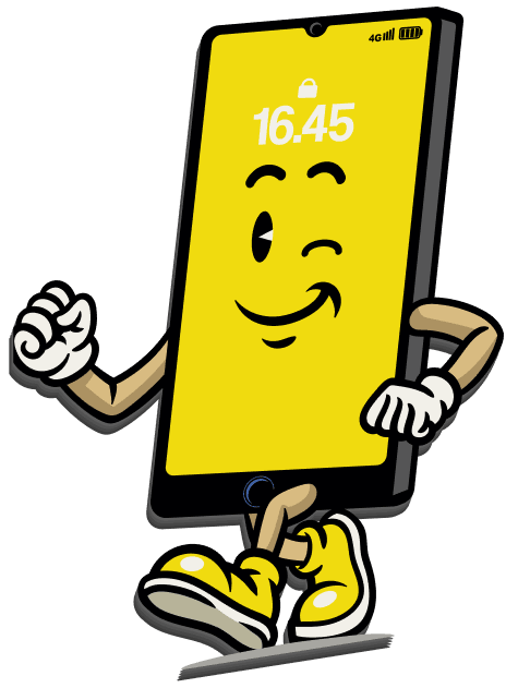image of yellow mobile